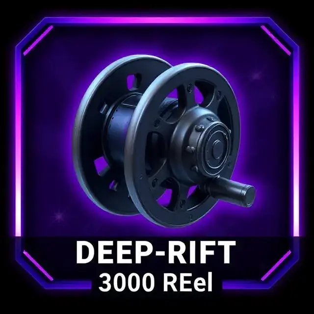 Close-up of a fishing reel