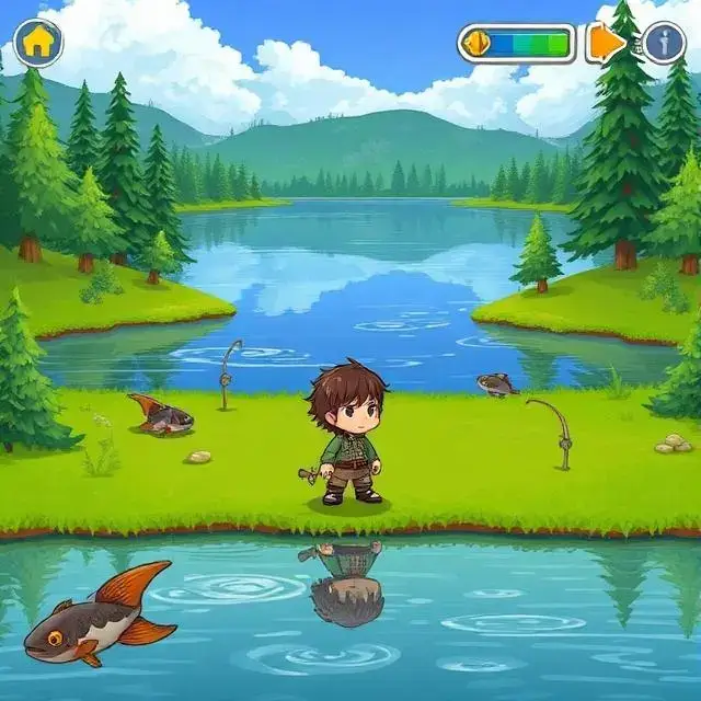 Promotional art for video content, showing a character in front of a 'Gameplay Guide' video thumbnail.
