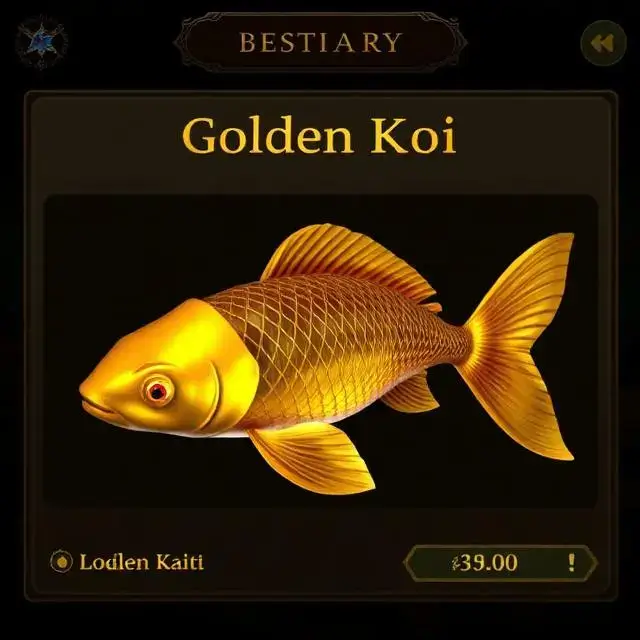 The valuable Golden Koi